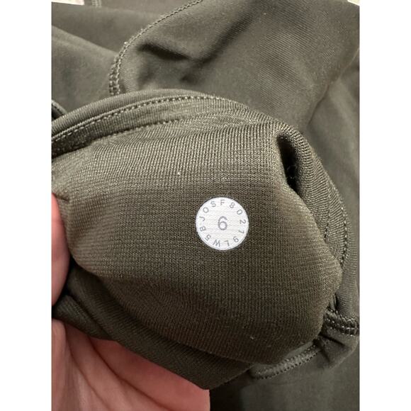Lululemon Train Times 7/8 Pant 25" Dark Olive size 6 - Picture 4 of 6